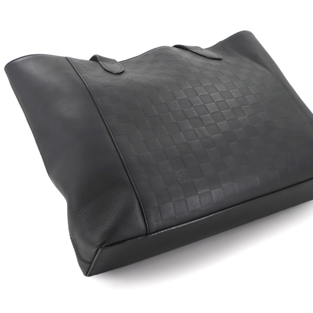 Louis Vuitton Damier Infini Black Cabas Voyage Tote Bag Leather Onyx Black - Picture 9 of 9